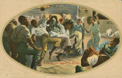 African American dancing in Dixie by American School