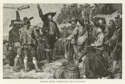 Andreas Hofer Marshaling the Tyroleans by American School