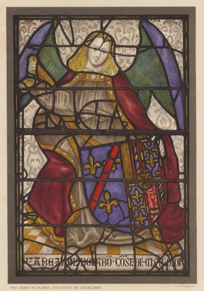 Arms of Isabel, Countess of Charleroi by American School