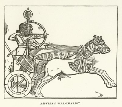 Assyrian War-Chariot by American School