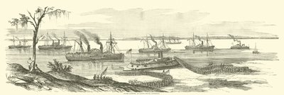 Banks Landing at Baton Rouge, Louisiana by American School