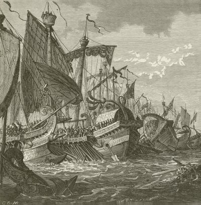 Battle of Lepanto by American School