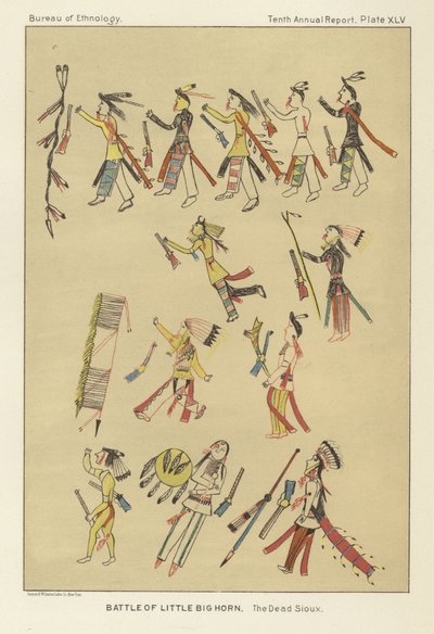Battle of Little Big Horn by American School