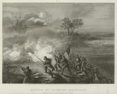 Battle of Lookout Mountain, 1863 by American School