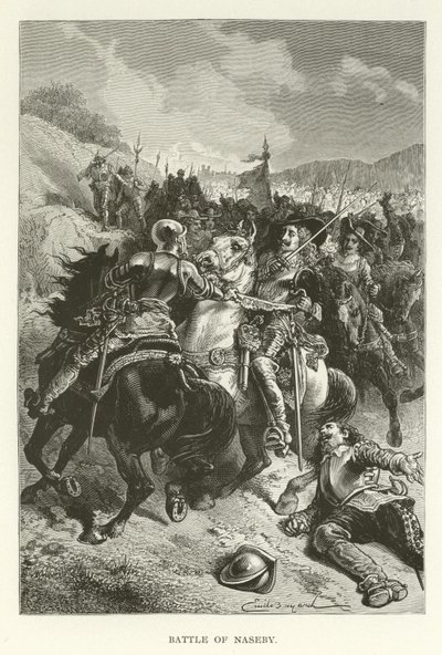 Battle of Naseby by American School