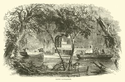 Bayou Navigation, March 1863 by American School
