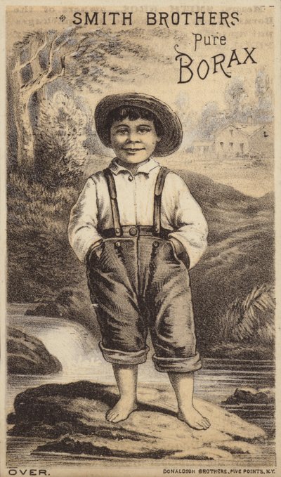 Boy Standing by Stream by American School