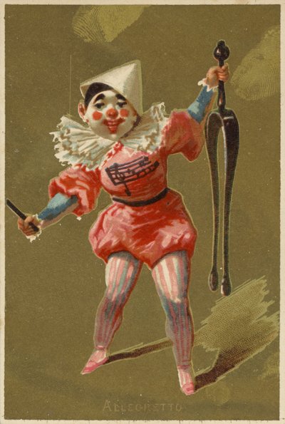 Boy Dressed as Clown by American School