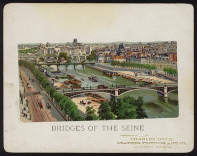 Bridges Over the River Seine, Paris, France by American School