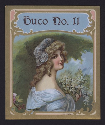 Buco No 11, Cigar Label by American School