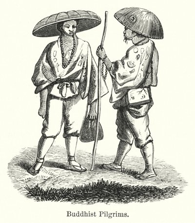 Buddhist Pilgrims by American School