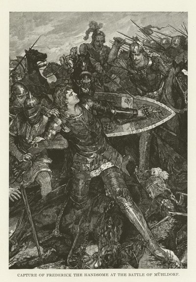 Capture of Frederick the Handsome at the Battle of Muhldorf by American School