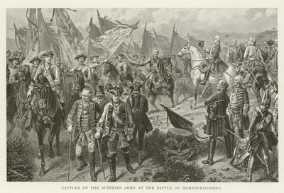 Capture of the Austrian Army at the Battle of Hohenfriedberg by American School