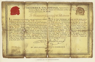 Certificate of Tshekatshakemau by American School
