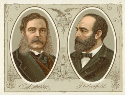 Chester A. Arthur, James A. Garfield by American School
