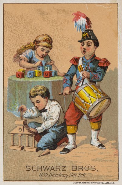 Children Playing by American School