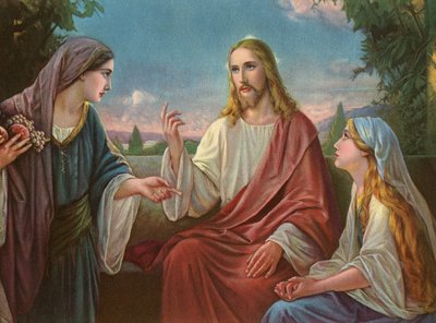 Christ with the Virgin Mary and Mary Magdalene by American School