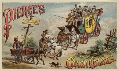 Coach and Horses by American School