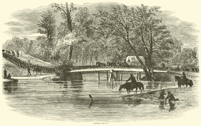 Crossing the NY, May 1864 by American School
