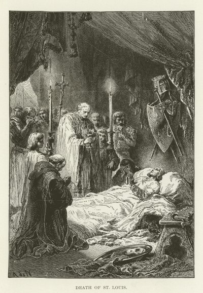Death of St Louis by American School