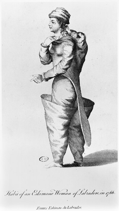 Dress for an Esquimaux Female of Labrador by American School