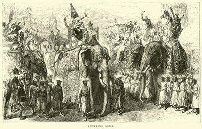Entering Agra by American School