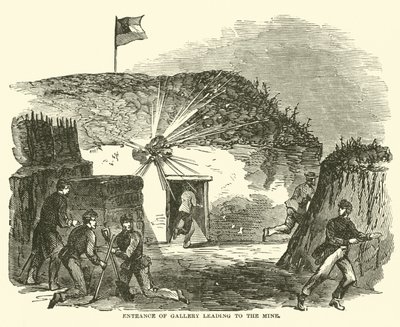 Entrance of Gallery Leading to the Mine by American School