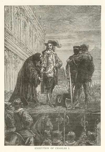Execution of Charles I by American School