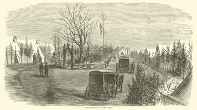 Field Hospital of Ninth Corps, March 1865 by American School