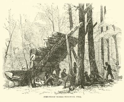 Fire-Proof Where Sedgwick Fell, May 1864 by American School