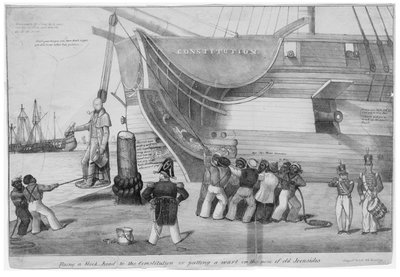 Fixing a block-head to the Constitution, or, Putting a wart on the nose of old Ironsides by American School