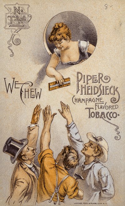 Floozie Handing Out Tobacco (Piper Heidsieck) by American School