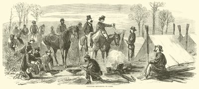 Foragers Returning to Camp, March 1865 by American School