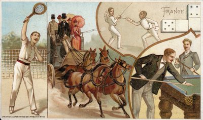 French Sports and Amusements by American School
