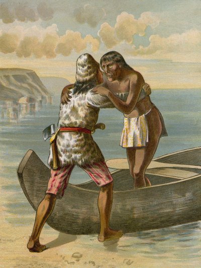Friday Discovers His Father by American School