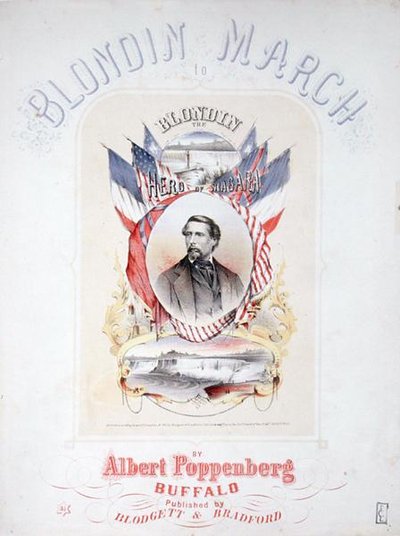 Front cover for the sheet music of 