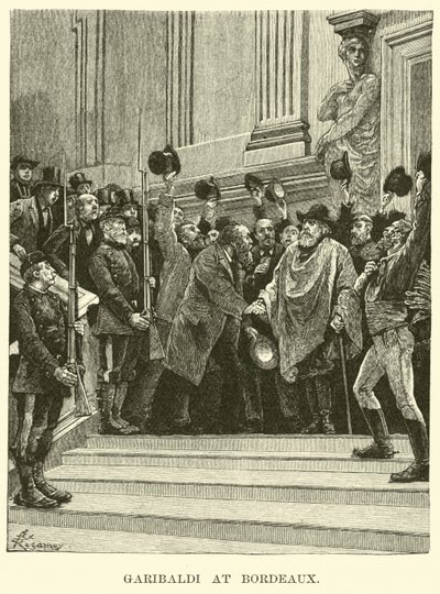 Garibaldi at Bordeaux by American School