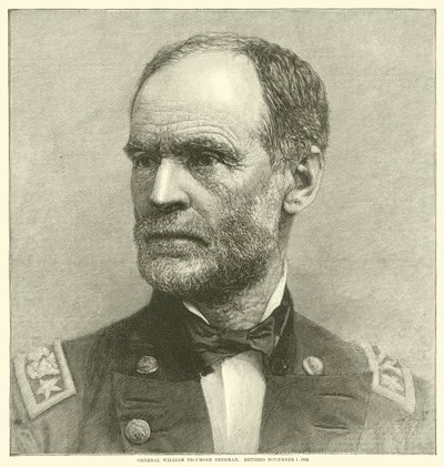 General William Tecumseh Sherman, Retired 1 November 1883, May 1864 by American School