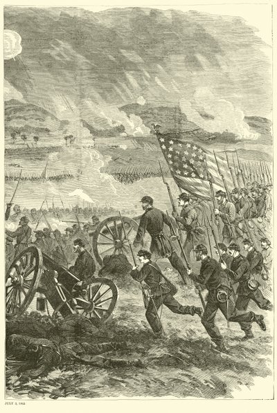 Gettysburg, July 3, 1863 by American School