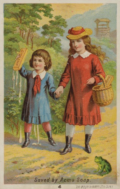 Girl Holding Hands with Drenched Boy by American School