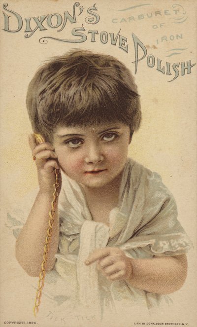Girl Holding Pocket Watch by American School