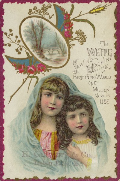 Girls Covered in Shawl by American School