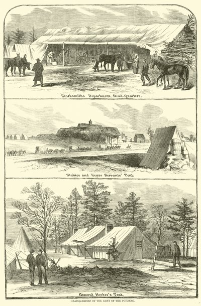 Headquarters of the Army of the Potomac by American School