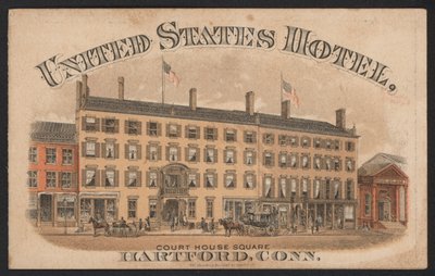 Hotel Trade Card by American School
