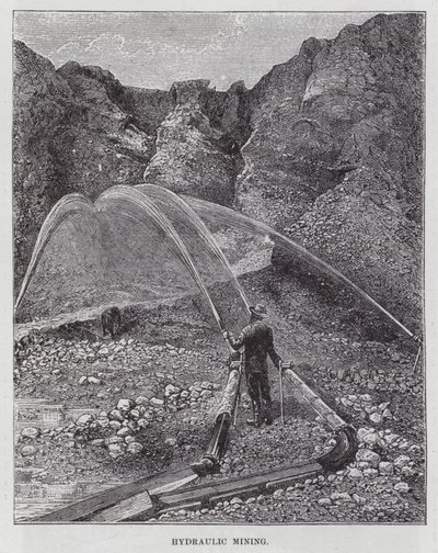 Hydraulic Mining by American School