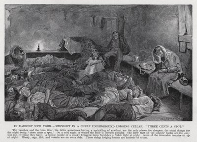 In Darkest New York, Midnight in a Cheap Underground Lodging Cellar, 