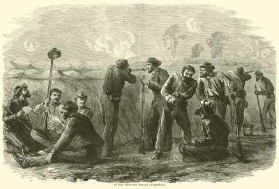 In the Trenches Before Petersburg, August 1864 by American School