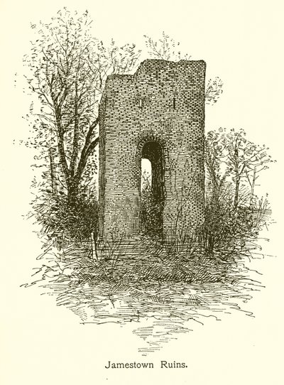 Jamestown Ruins by American School
