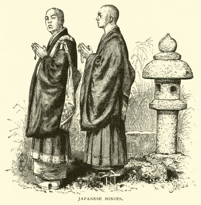 Japanese Bonzes by American School