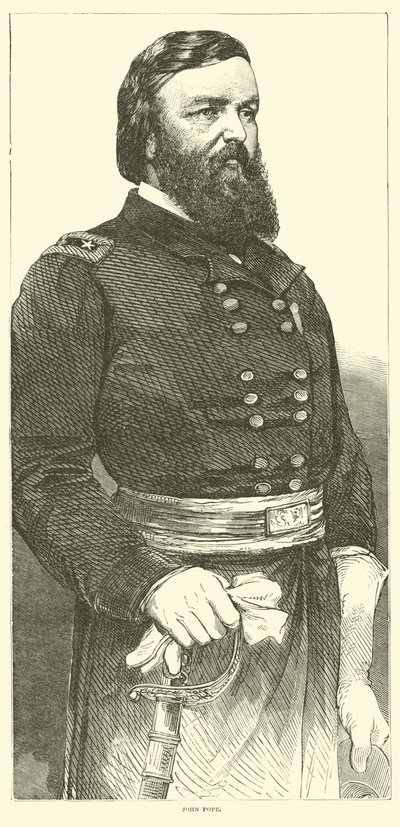 John Pope, July 1862 by American School